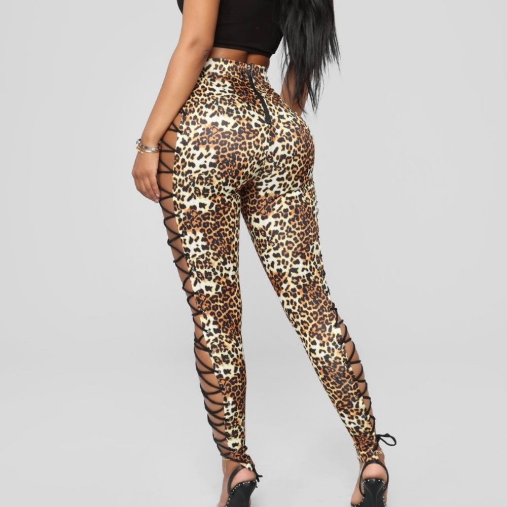 Animal print pants